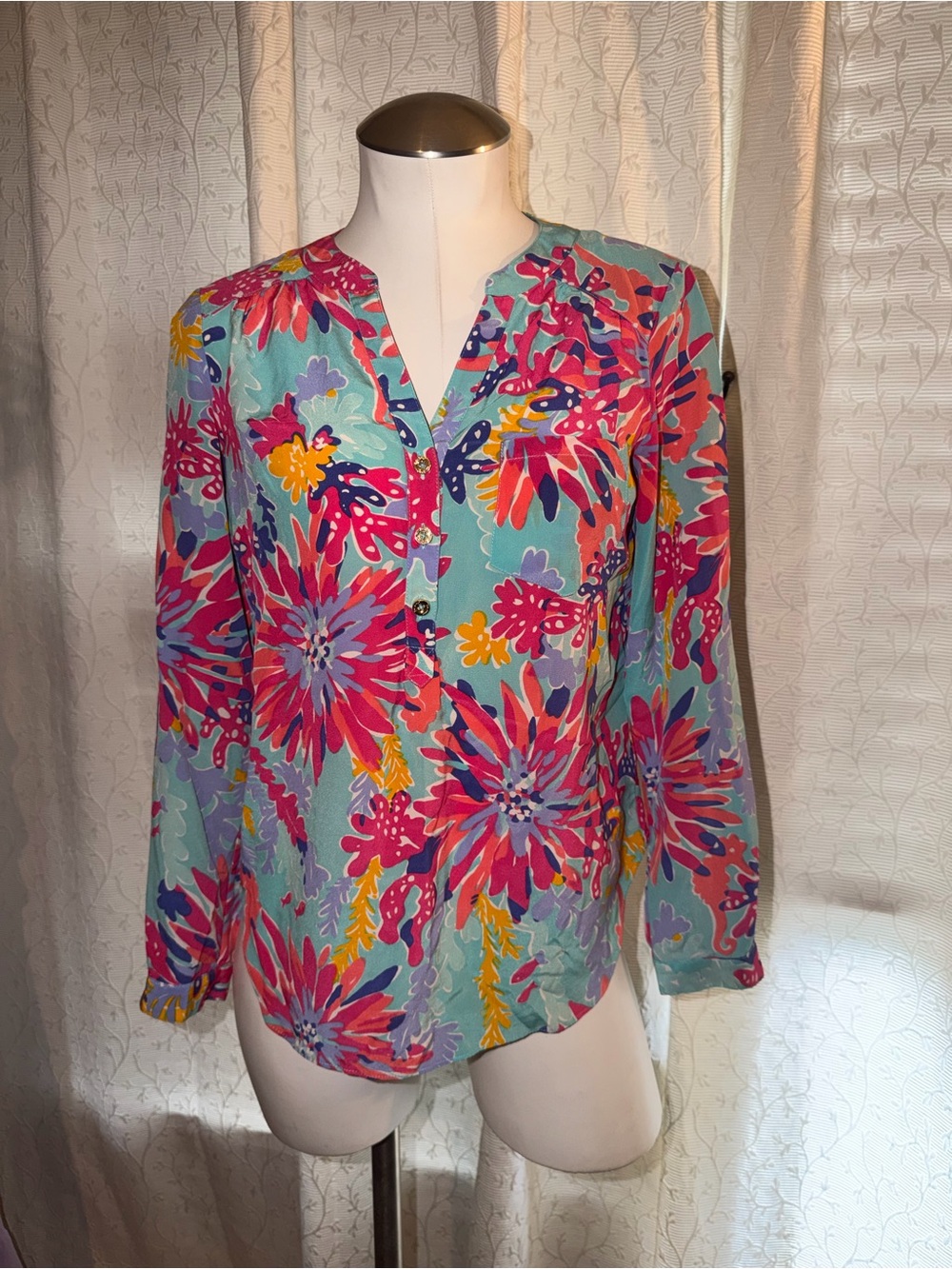 Lilly Pulitzer silk top